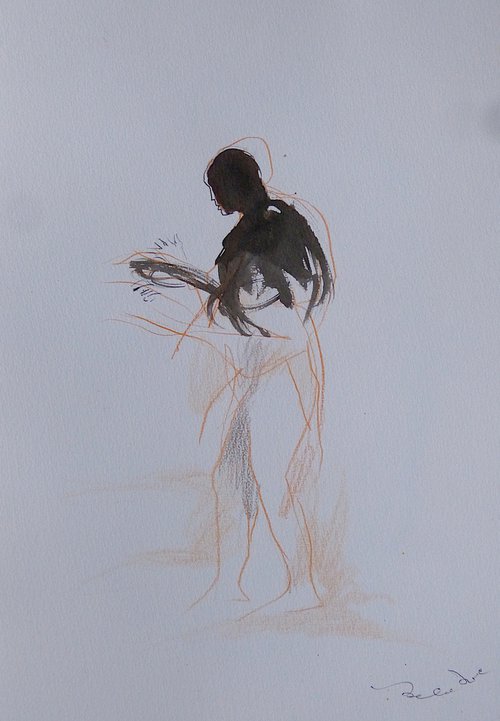 The Single Figure 23-2, 21x29 cm by Frederic Belaubre