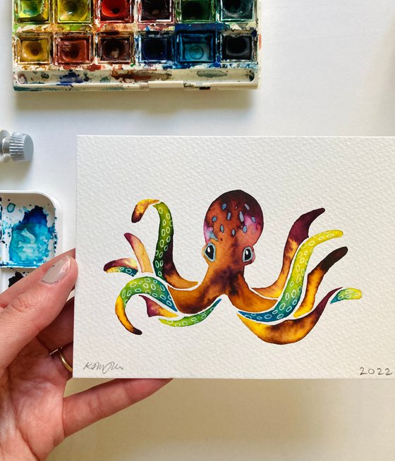 Little Octopus Original Artwork