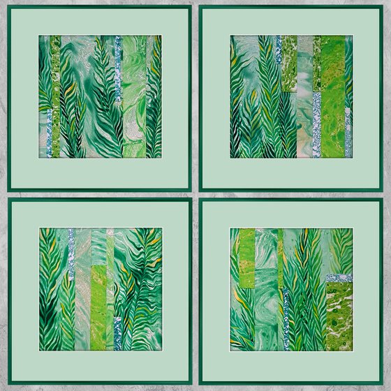 Set of 4 «Tropical Retreat»