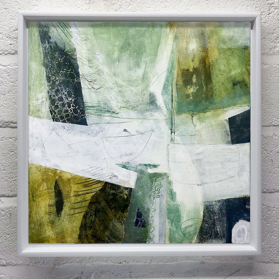Spring Tide - Framed Abstract Painting