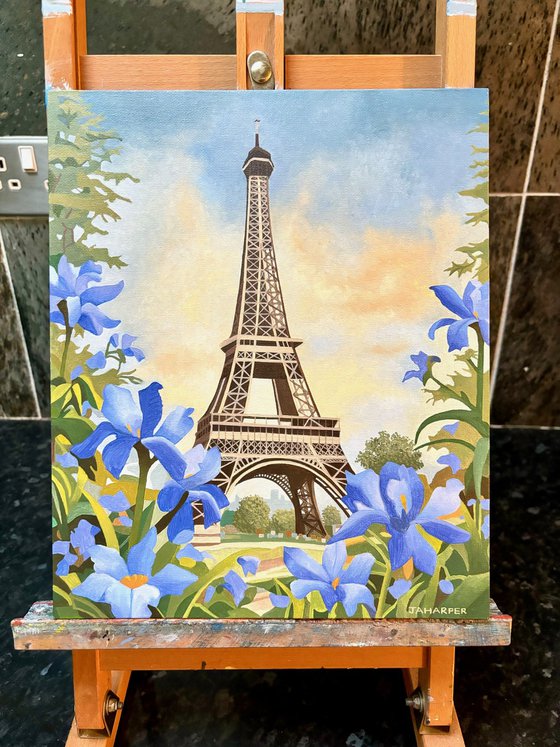 Eiffel Tower With Fleur-de-Lys