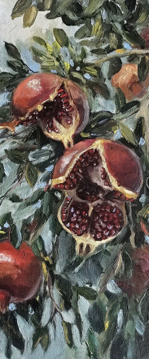 Pomegranate tree by Leyla Demir
