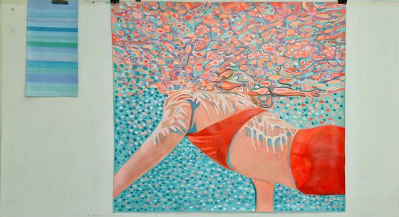 Underwater Pastel Green