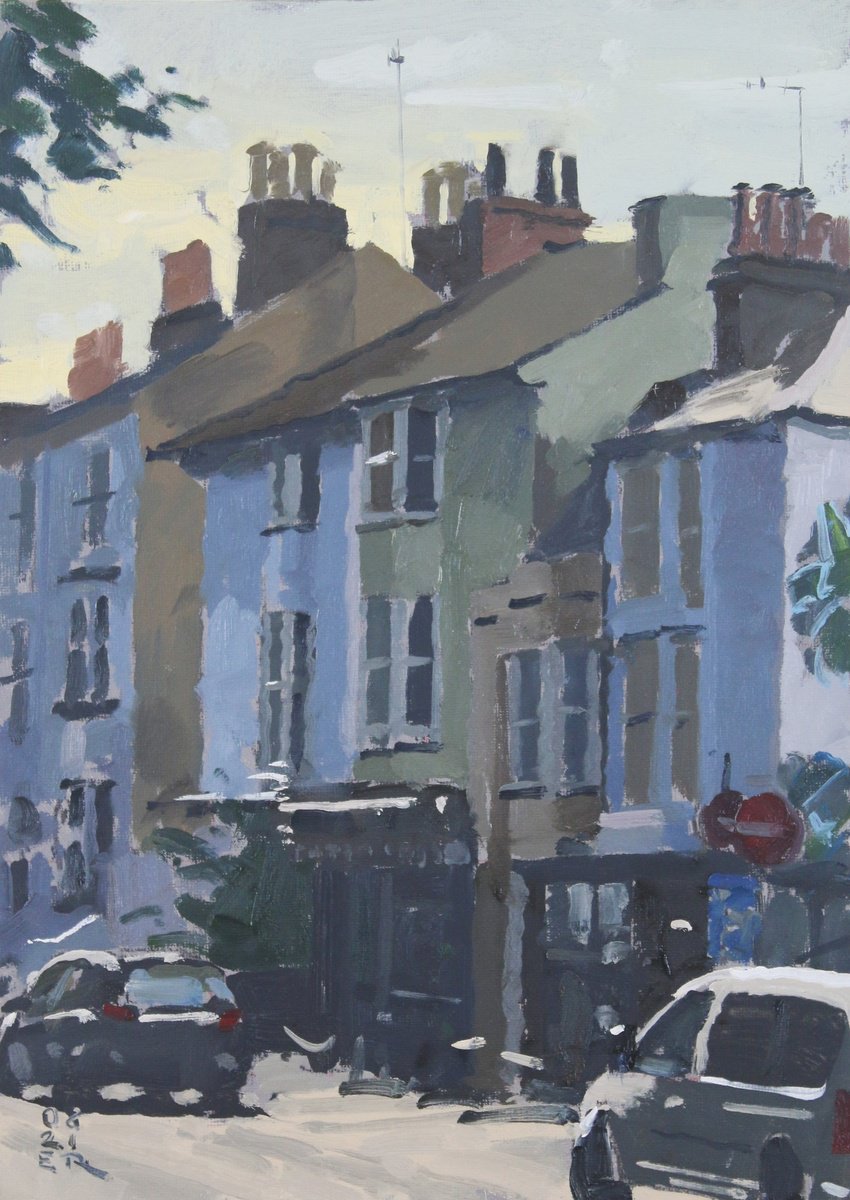 Houses Along Ditchling Road, Brighton by Elliot Roworth