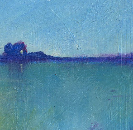 Reflections. Small Painting.