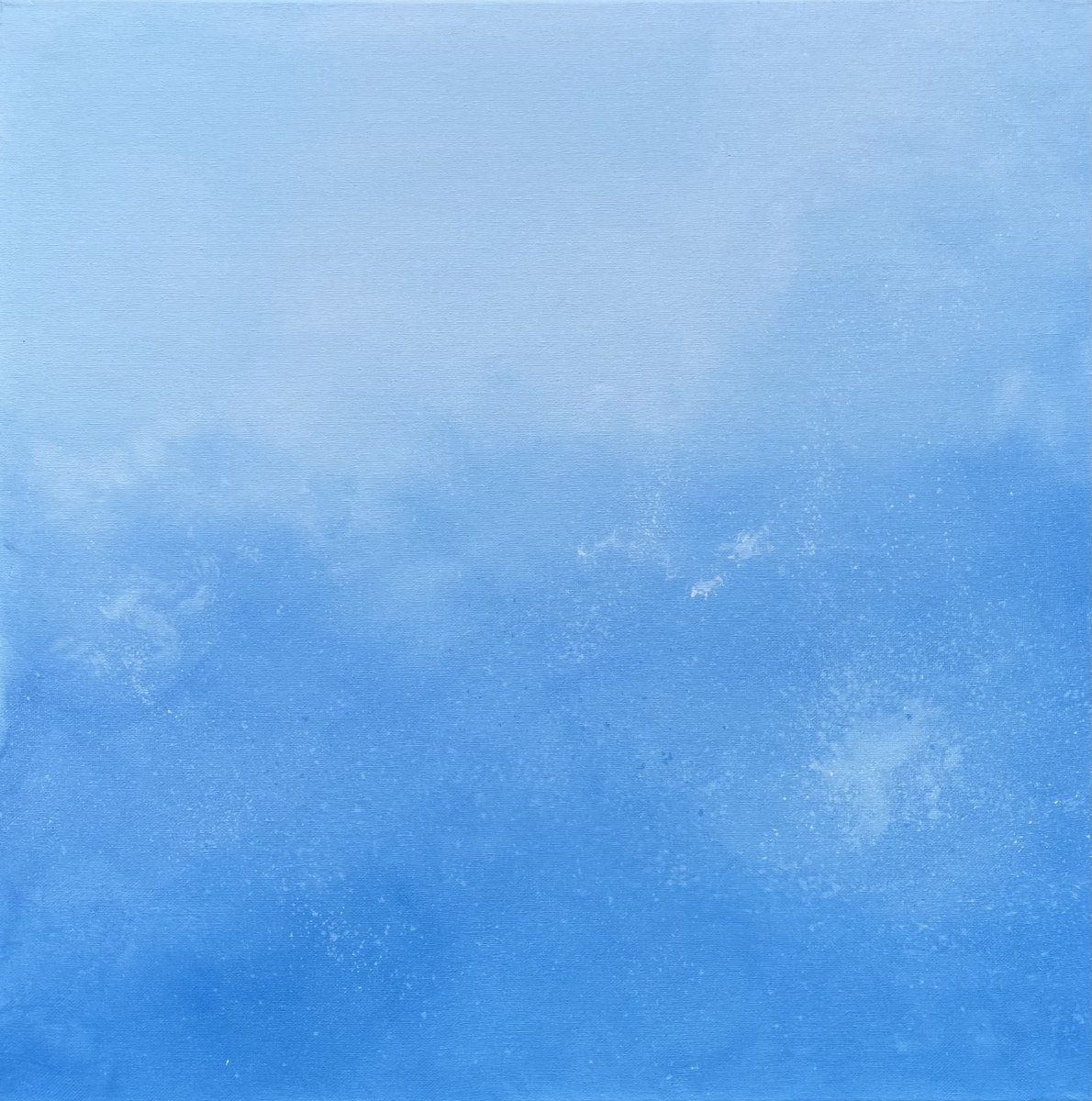 Abstract Oil Painting By Flora Butler, 24 X 24, The Ocean