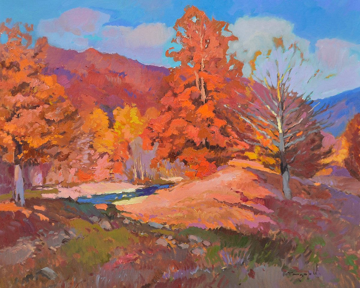 Autumn Day By Alexander Shandor, 39 X 31, Artwork For Sale On Artfinder