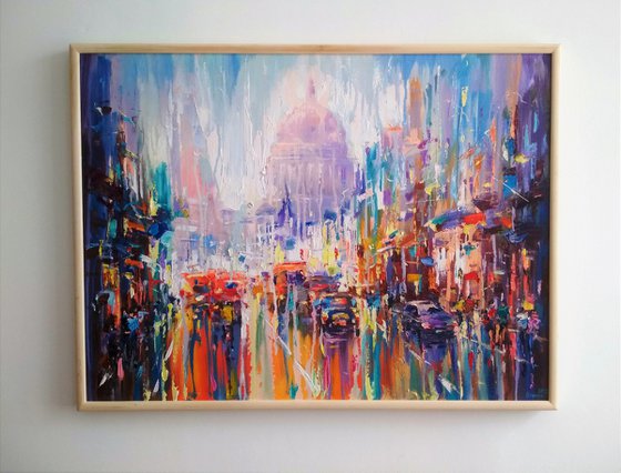 Abstract cityscape (London)