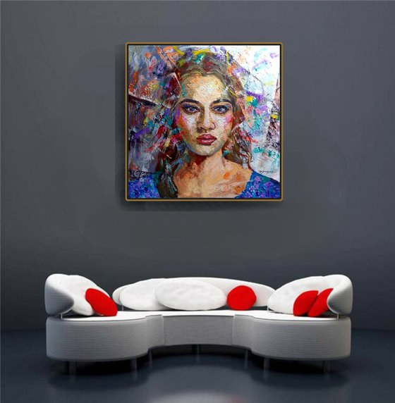 Abstract Portrait of a girl