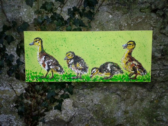 "Four little ducks"