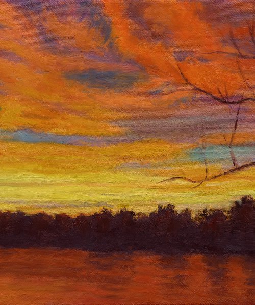Lake Sunset by Daniel Brian Fishback