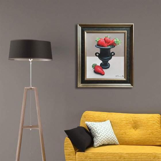 Amphora with Strawberries