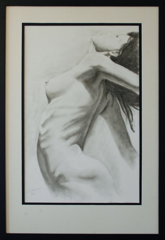 Nude study. Charcoal.
