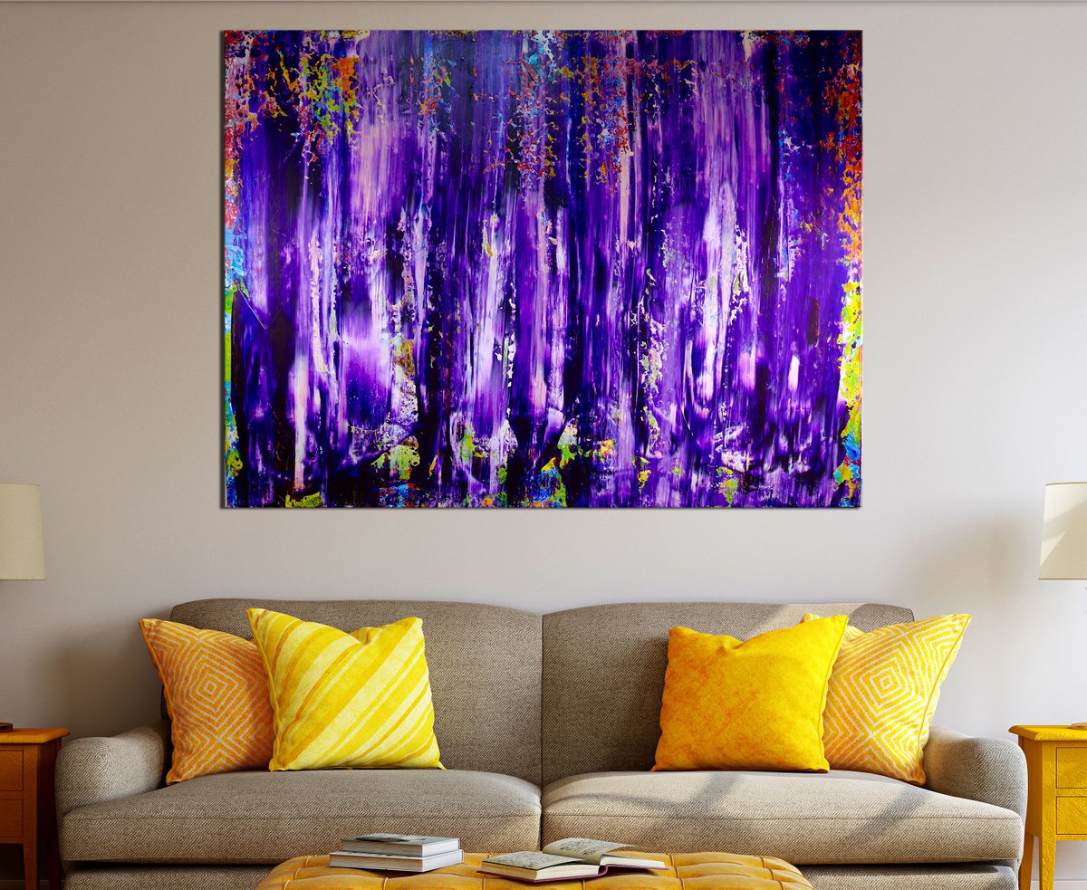 Deep Purple By Nestor Toro By Nestor Toro, 36 X 48, Artwork For Sale On Artfinder