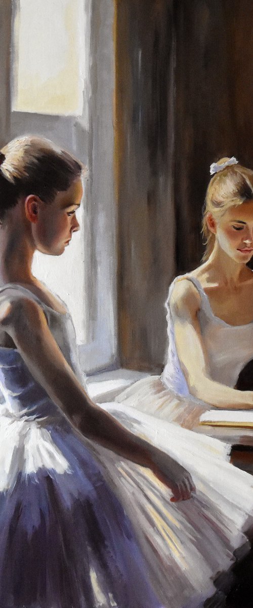 During the break at the ballet school. by Serghei Ghetiu