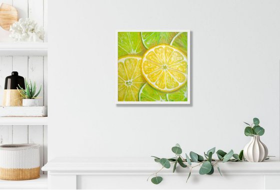 Lemon and lime slices