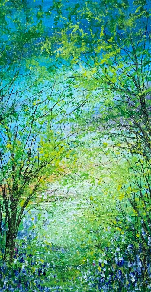 Blue Sky Blubells by Jan Rogers