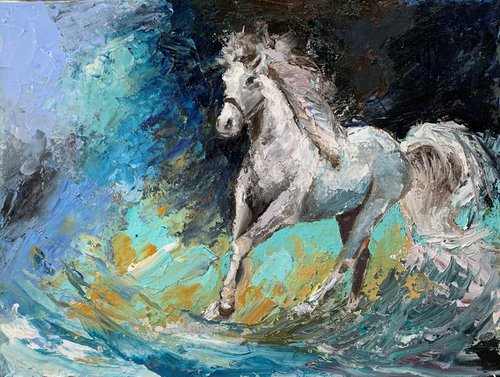 Running horse. by Vita Schagen