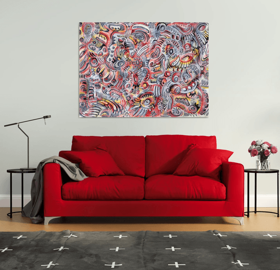 MICROORGANISM 110x150cm