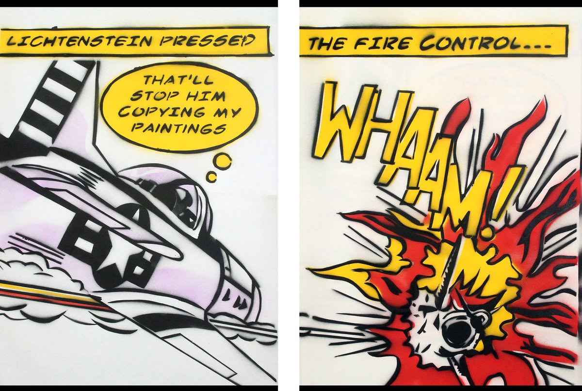 Cartoon Transport Acrylic Painting By Juan Sly, 47 X 30", That