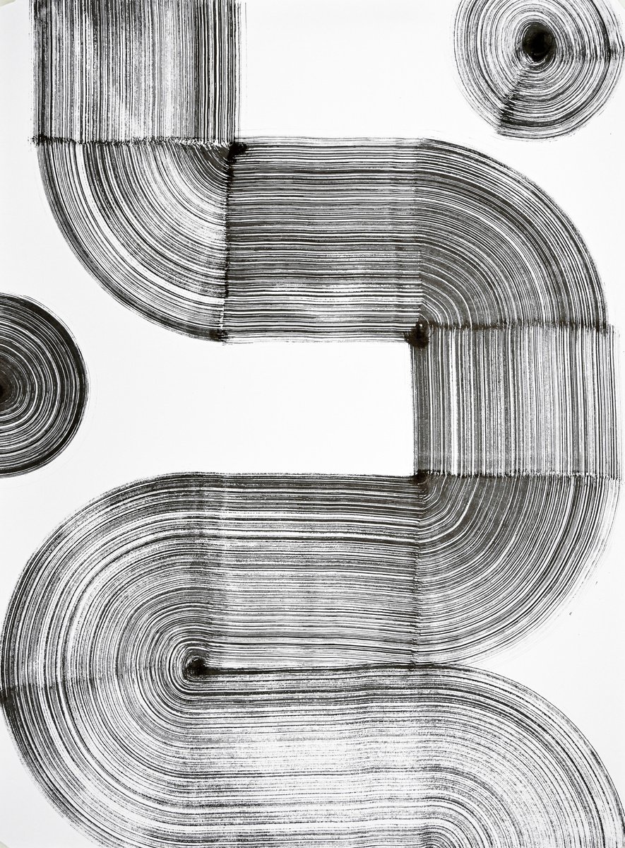 Abstract Ink Drawing , Illustration 336 By Sumit Mehndiratta, 22 X 30, Artwork For Sale On Artfinder