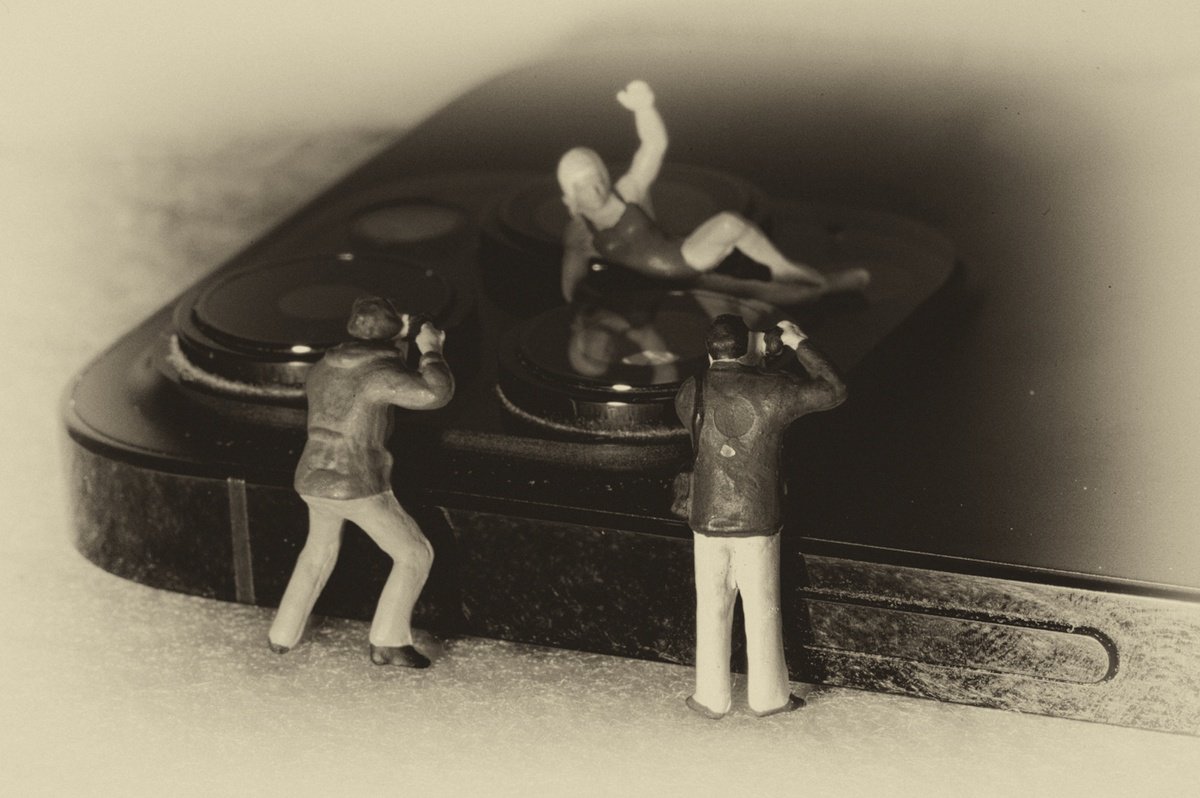 Abstract Photograph By Marc Ehrenbold, 40 X 30", Vintage Iphone Photography, Original Artwork