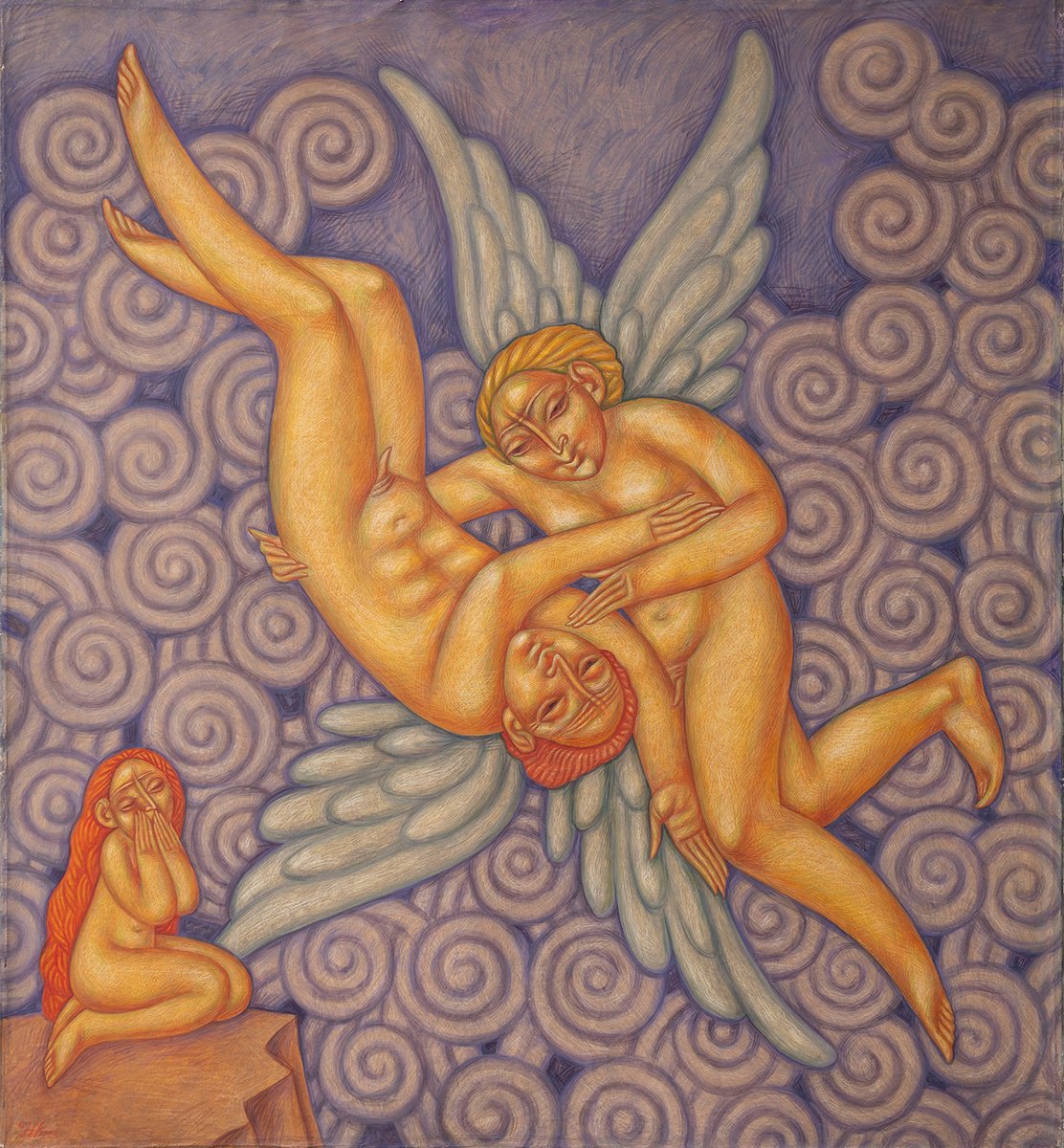 Wrestling of Angels by Ihor Nesmiianov