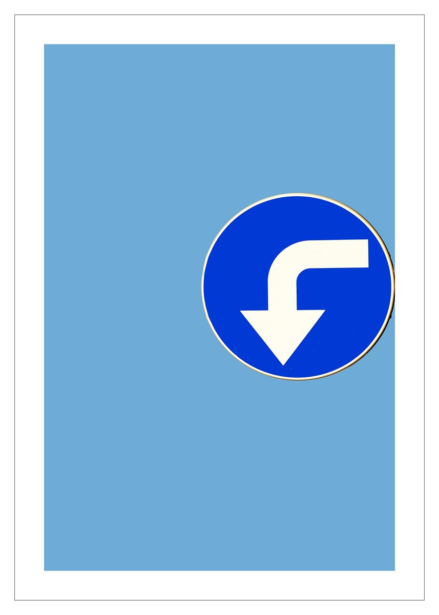 Geometric Abstract Photograph By Beata Podwysocka, 20 X 28, Follow Me, Original Artwork