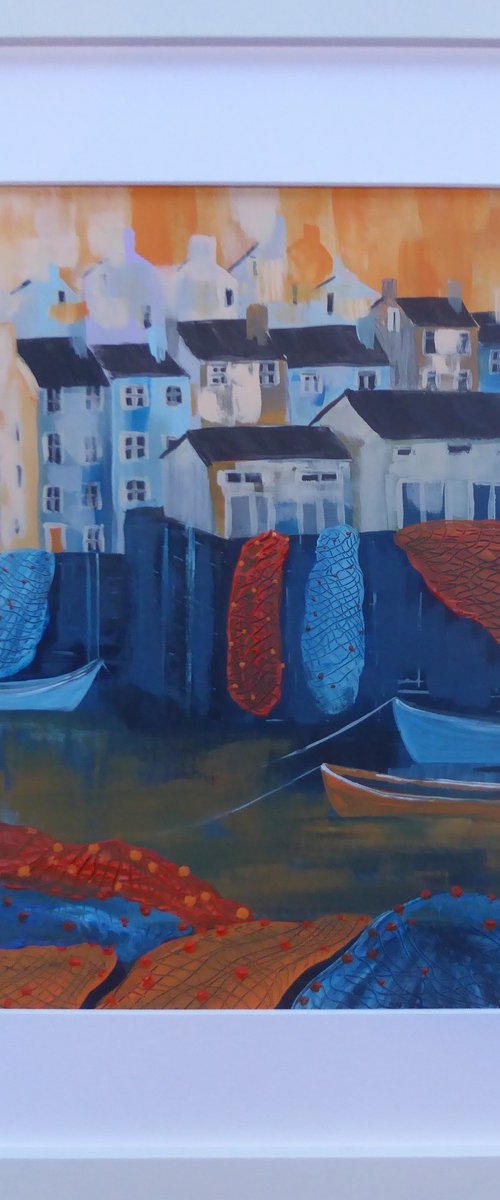Harbour Nets by Elaine Allender
