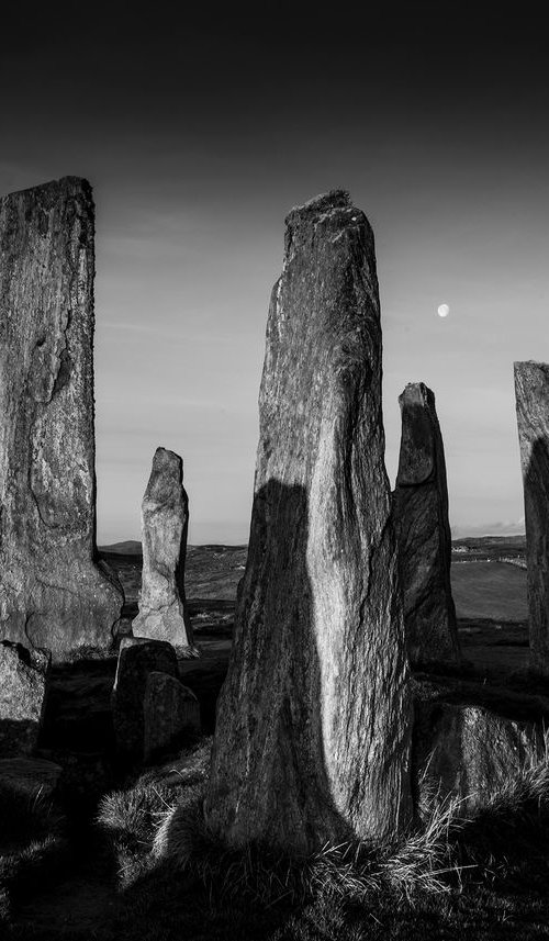 Standing Stones Moonrise - Callanish Isle of lewis by Stephen Hodgetts Photography