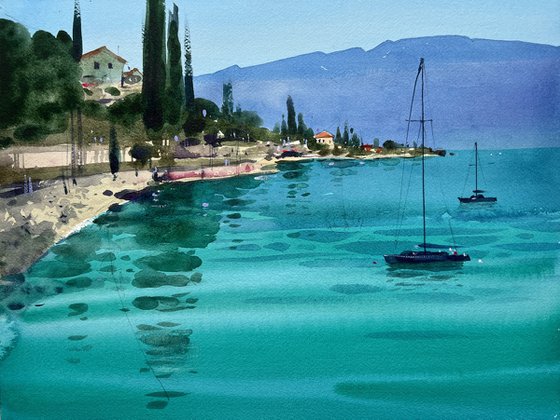 The Serenity of Garda Lake