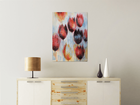 Multicolored Tulips 1