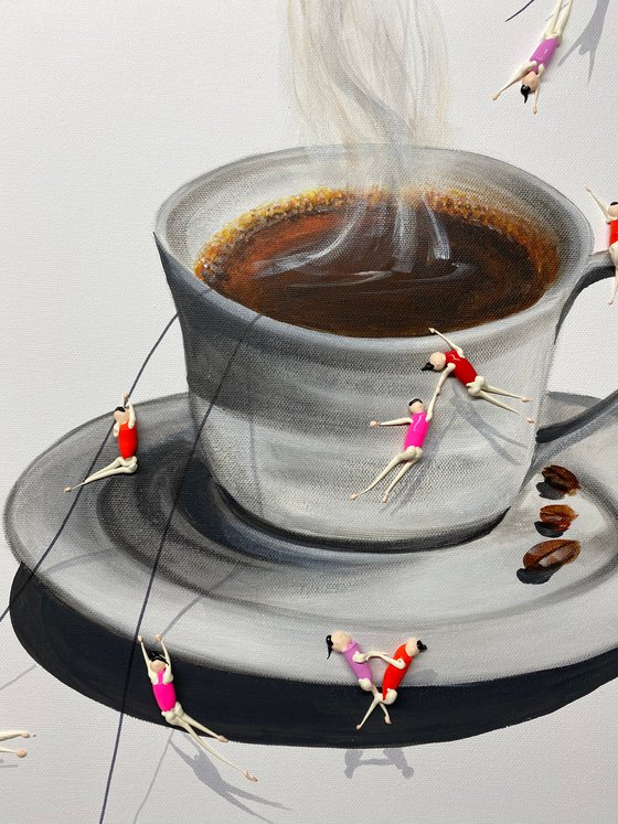Action.3D Freedom Coffee . Eka Peradze Art.