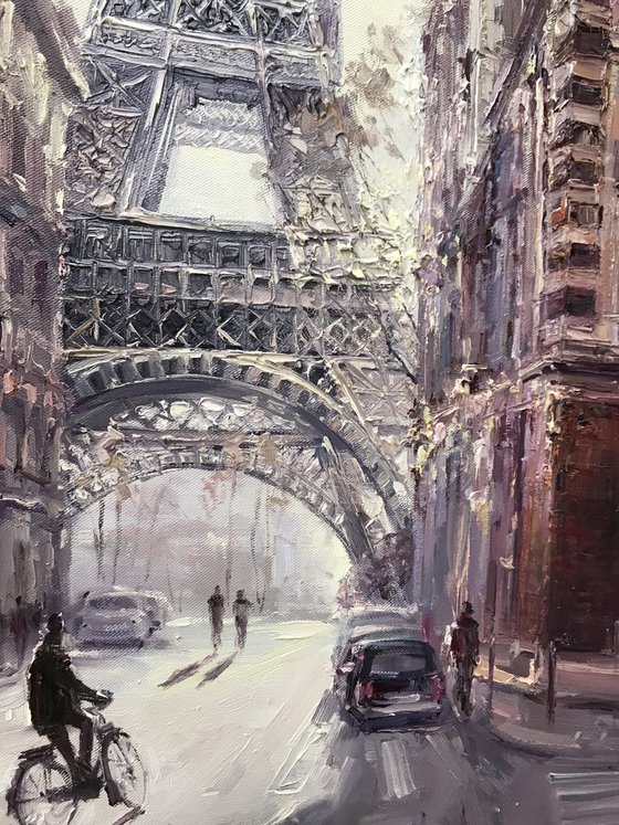 "Paris"original oil painting