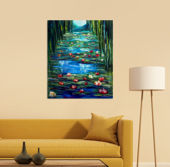 Monet Garden Water Lilies