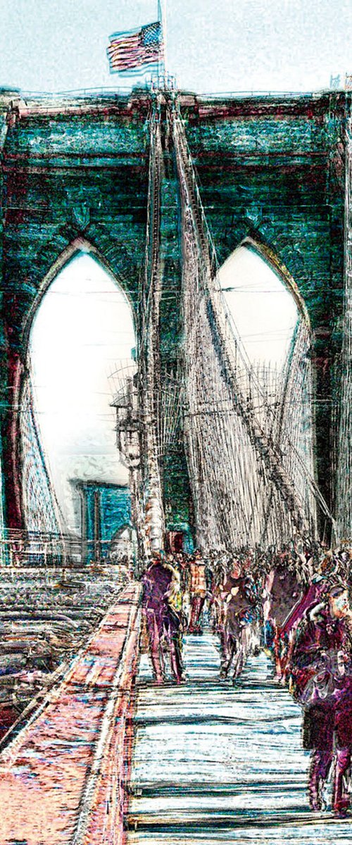 Azul New York by Javier Diaz