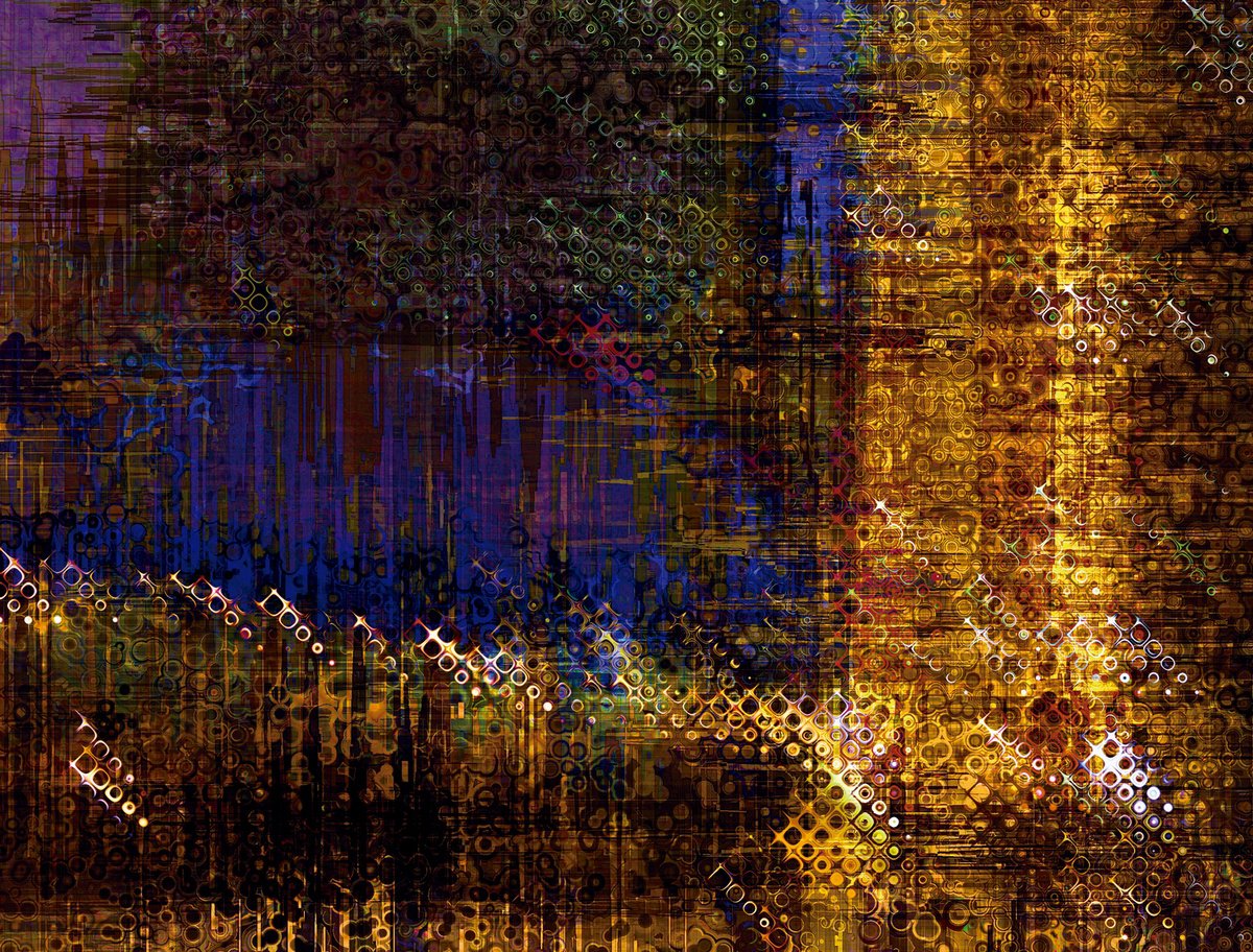 Abstract Cityscapes Print By Javier Diaz, 79 X 60, Ciudades Abstractas Xxix/Xl Large Original Artwork, Original Artwork