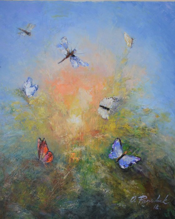 BUTTERFLIES ONTHE FIELD