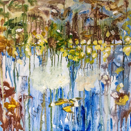 Cotton Grass Pond 3 by Elizabeth Anne Fox