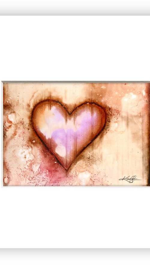 Love Unfolding no. 27 - heart Watercolor by Kathy Morton Stanion by Kathy Morton Stanion