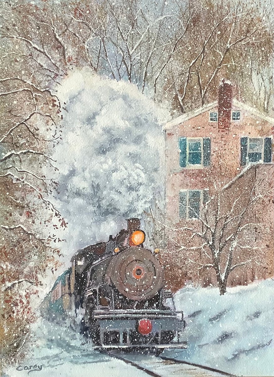 Steam and Snow by Darren Carey