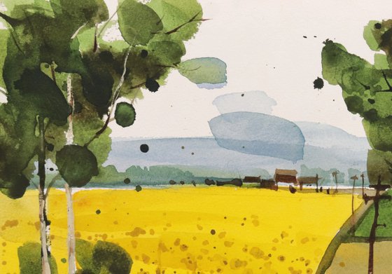 Yellow green composition 8