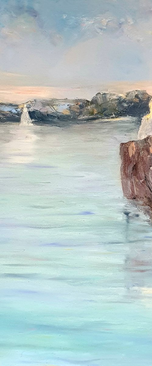 Ocean Cliffs by Leo Baxiner