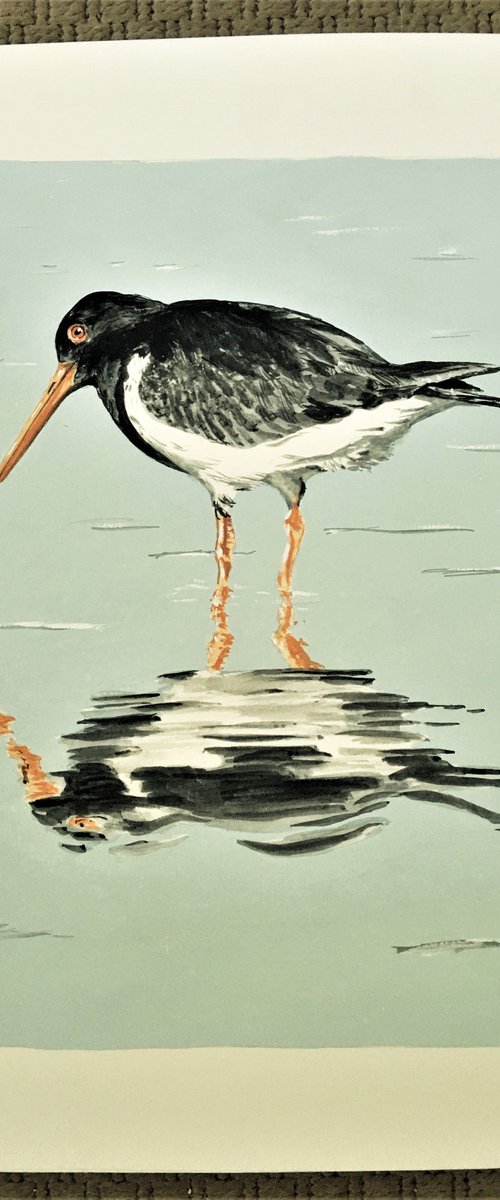 Oystercatcher # 2 by Laurence Wheeler