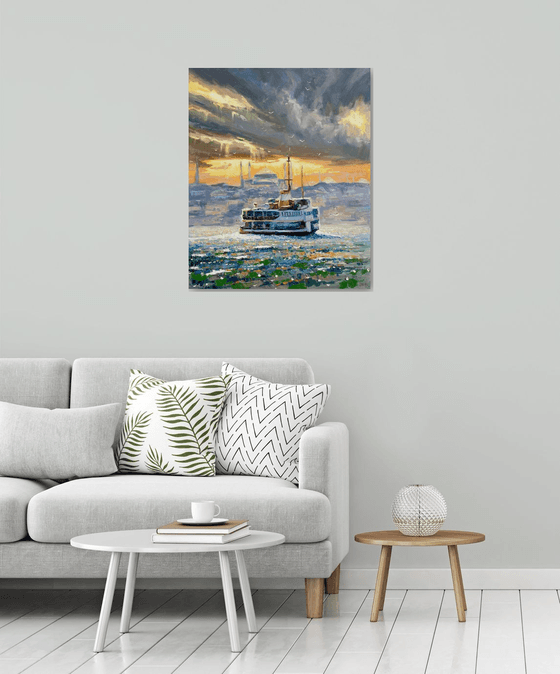 "Evening Sea Sunset"