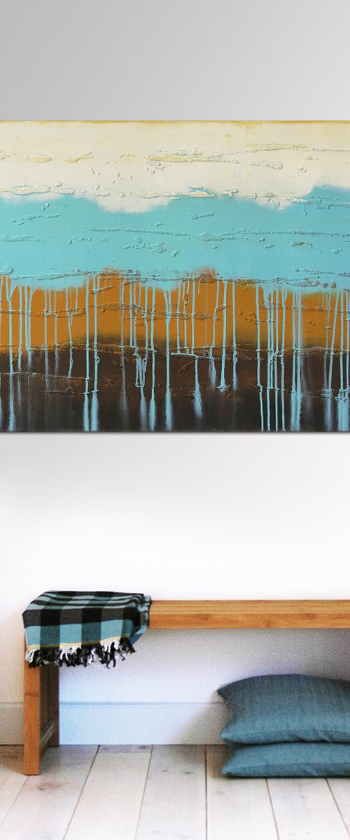 Underwater Love - Landscape Painting - Ronald Hunter - 26O by Ronald Hunter
