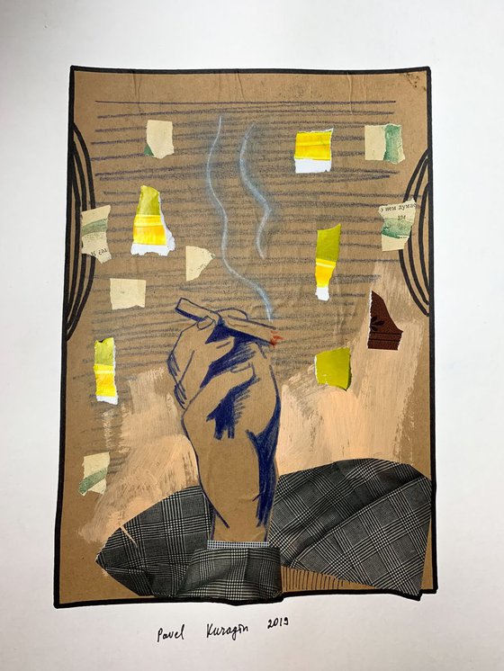 Hand and cigarette