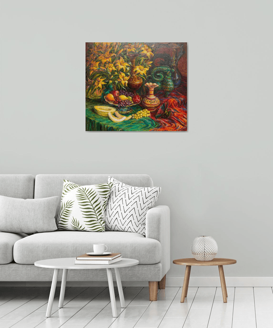 STILL LIFE WITH LILIES