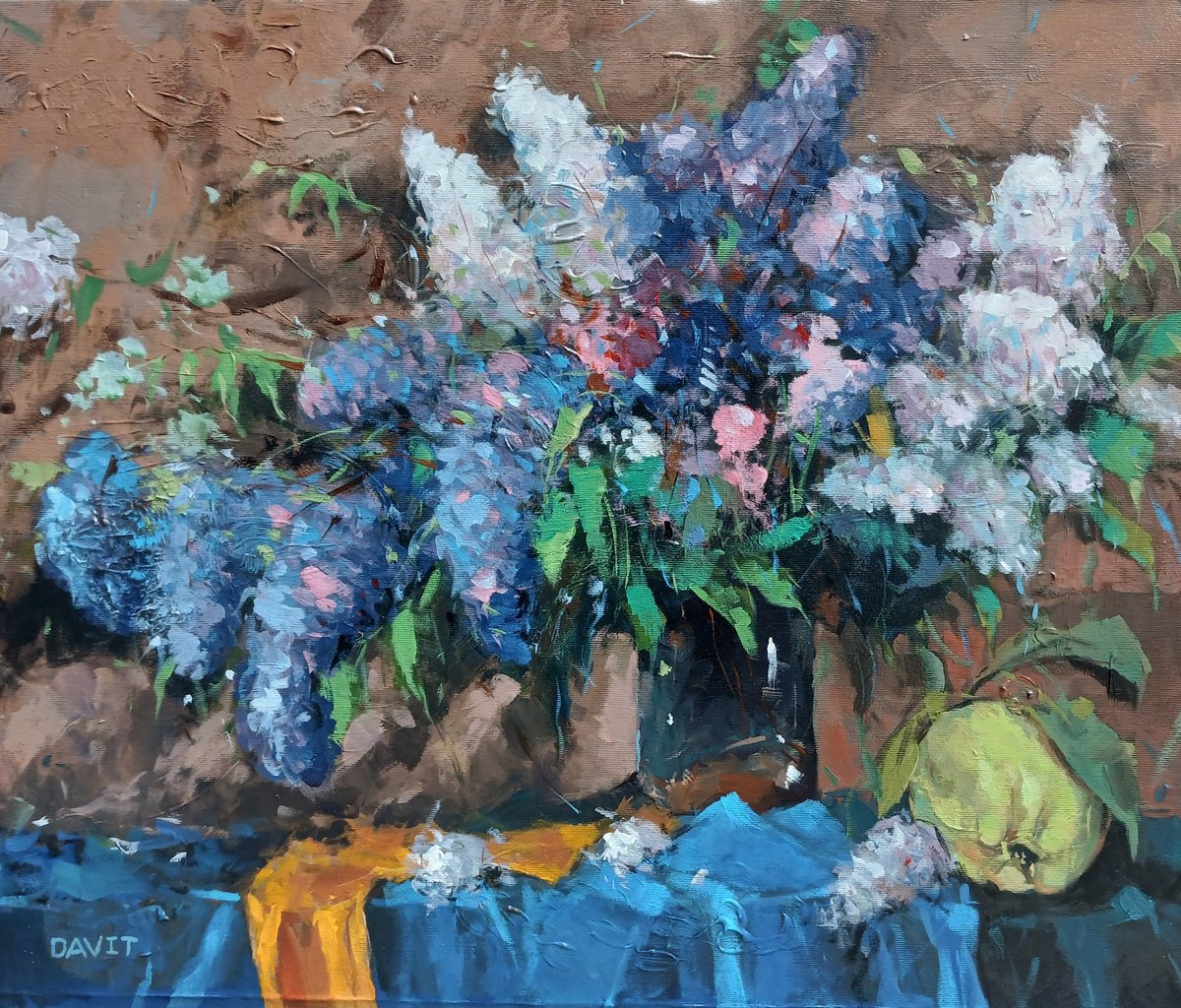 Poetry Of Lilacs By Davit Arstamyan, 24 X 20, Artwork For Sale On Artfinder
