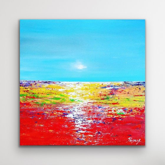 Blue Sky and Red Ocean